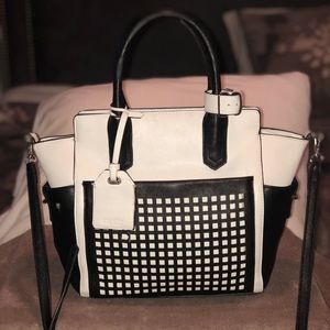 Black and White Limited Edition REED Crossbody Bag